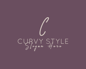 Cosmetics Style Brand logo design