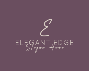 Cosmetics Style Brand logo design