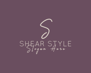 Cosmetics Style Brand logo design