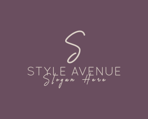 Cosmetics Style Brand logo design