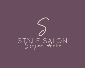 Cosmetics Style Brand logo design