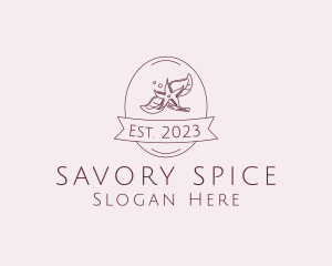 Cooking Spice Herb  logo design