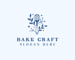 Baking Kitchen Slotted Turner logo design