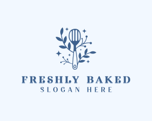 Baking Kitchen Slotted Turner logo design