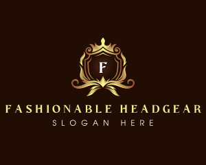 Shield Luxury Crown logo design