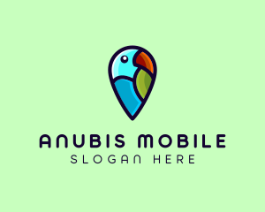 Parrot Bird Navigation logo design