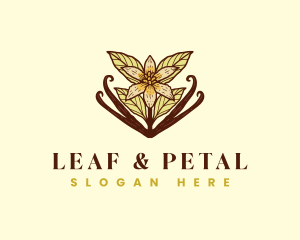 Vanilla Flower Botanical logo