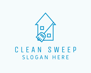 House Cleaning Broom  logo