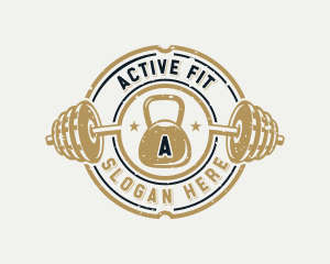 Athletic Barbell Fitness logo design