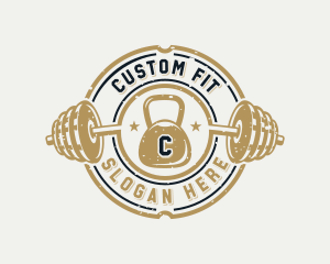 Athletic Barbell Fitness logo design