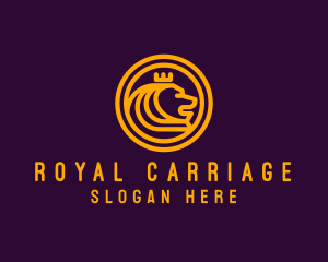 Elegant Royal Lion logo design