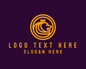 Powerful - Elegant Royal Lion logo design