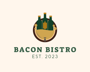 Craft Beer Bistro logo design