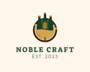 Craft Beer Bistro logo design
