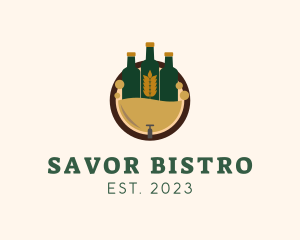 Craft Beer Bistro logo design