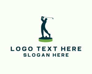 Golfer Sports Tournament logo