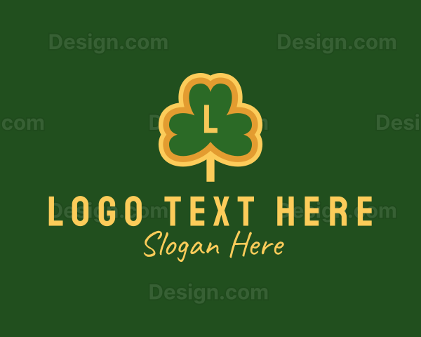 Clover Leaf Saint Patrick Logo