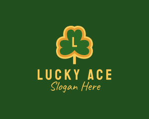 Clover Leaf Saint Patrick logo design