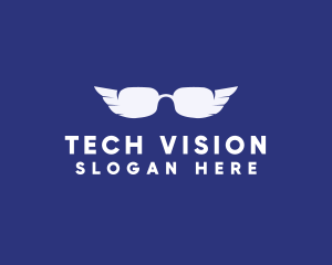 Winged Shades Vision logo design