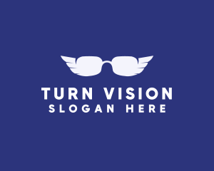 Winged Shades Vision logo design