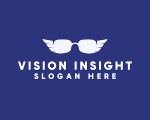 Winged Shades Vision logo design