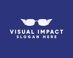 Winged Shades Vision logo design