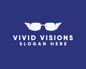 Winged Shades Vision logo design