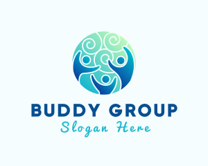 Playful Group People logo design