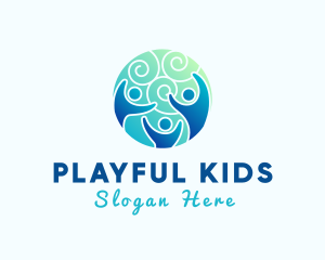 Playful Group People logo design