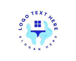 Window Cleaning Squeegee Logo