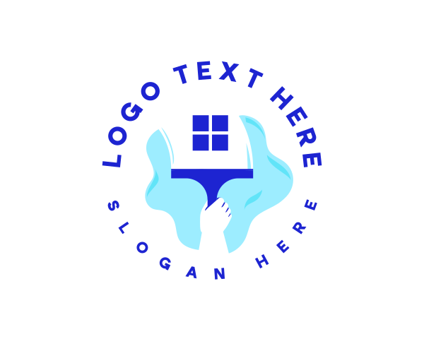 Window Cleaning Squeegee logo