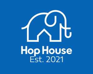 Elephant House Zoo logo design