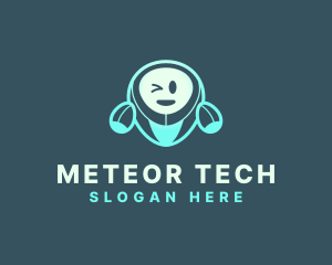 Robot Tech Mobile logo design