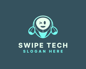 Robot Tech Mobile logo design