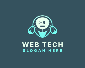 Robot Tech Mobile logo design