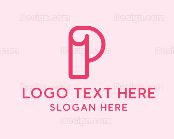 Fashion Boutique Letter P Logo