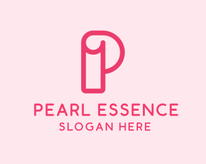 Fashion Boutique Letter P logo design