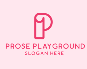 Fashion Boutique Letter P logo design