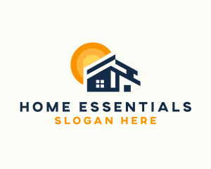 Residential Home Roofing  logo design