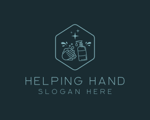 Hand Wash Sanitizer logo design