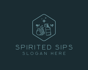 Hand Wash Sanitizer logo design