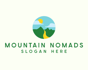 Provincial Mountain Scenery logo design