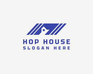 Roof House Repair logo design