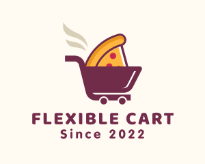 Pizza Delivery Cart logo design