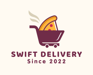 Pizza Delivery Cart logo design