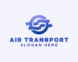 Wind Airflow HVAC logo design