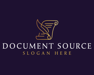 Legal Feather Document logo
