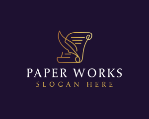 Legal Feather Document logo