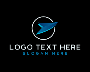 Plane Courier Delivery logo