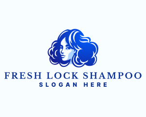 Curly Hair Lady logo